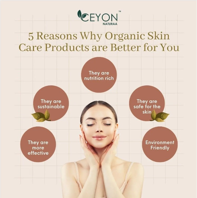 Why Organic Skincare Products better for you